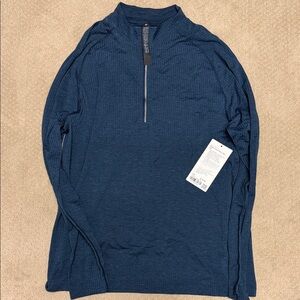 Lululemon Blue Quarter-Zip Pullover